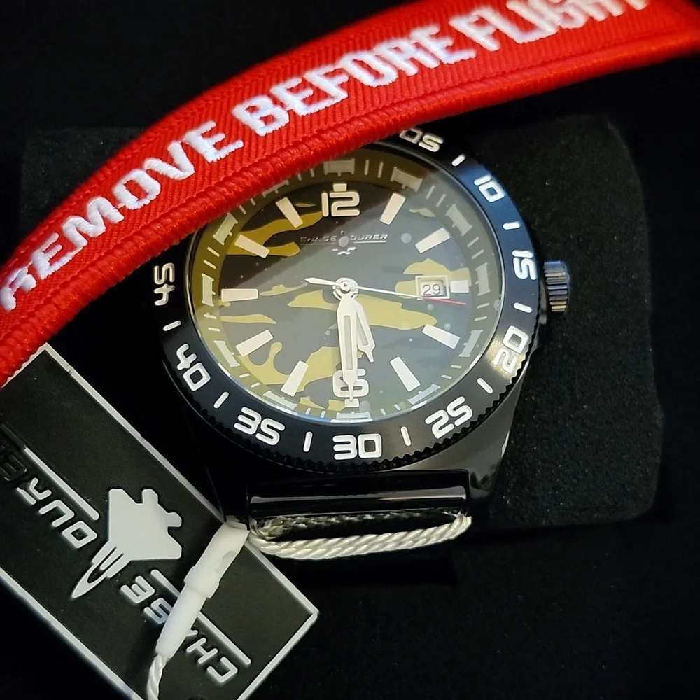 NWT Chase Durer By Invicta Camo Watch Men's Quartz Stainless Steel